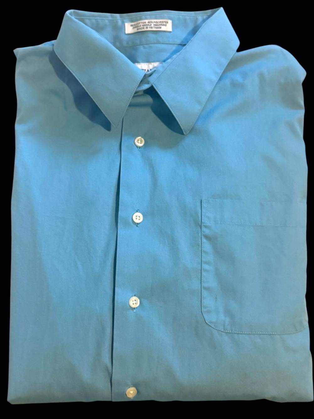 Christian Audigier Light Blue Men's Button-Down Shirt EUC size XL